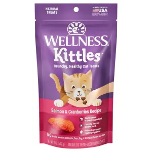 20% OFF: Wellness Kittles Salmon & Cranberries Cat Treats 2oz