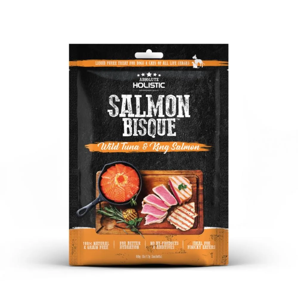 Absolute Holistic Bisque Wild Tuna & King Salmon Cat & Dog Treats 60g