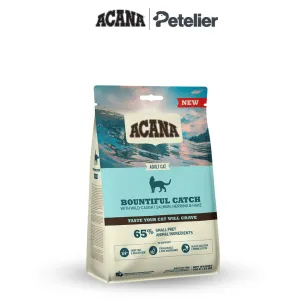 Acana Bountiful Catch Cat 340g Dry Premium Food, All Natural Biologically-Approriate