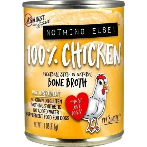 Against the Grain Nothing Else One Ingredient Chicken Dog Food 11-oz, case of 12