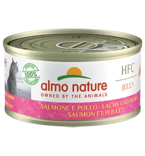 Almo Nature HFC cat jelly con Salmone e Pollo