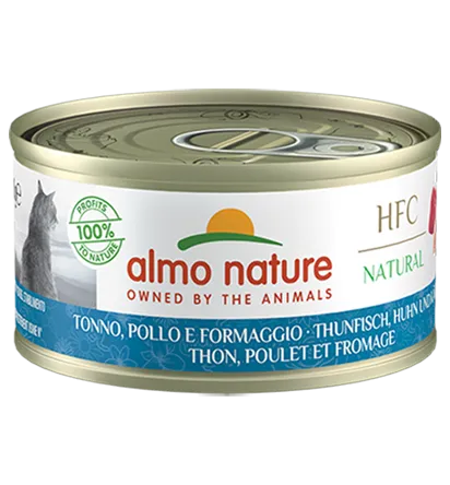 Almo Nature HFC Natural cat Tonno, Pollo e Formaggio