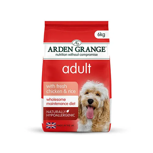 Arden Grange Adult With Chicken & Rice 6Kg Dry Dog Food