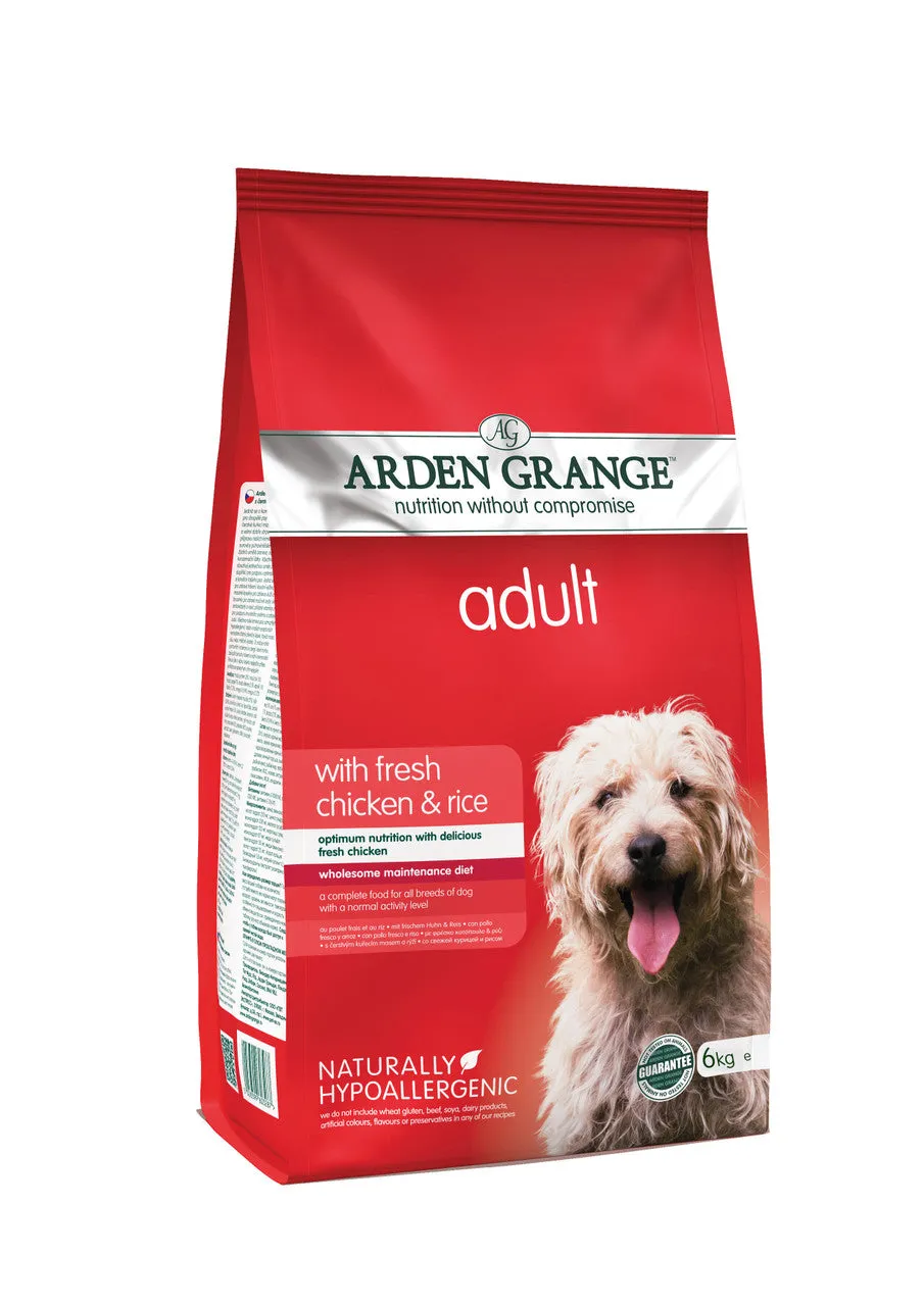 Arden Grange Adult With Chicken & Rice 6Kg Dry Dog Food