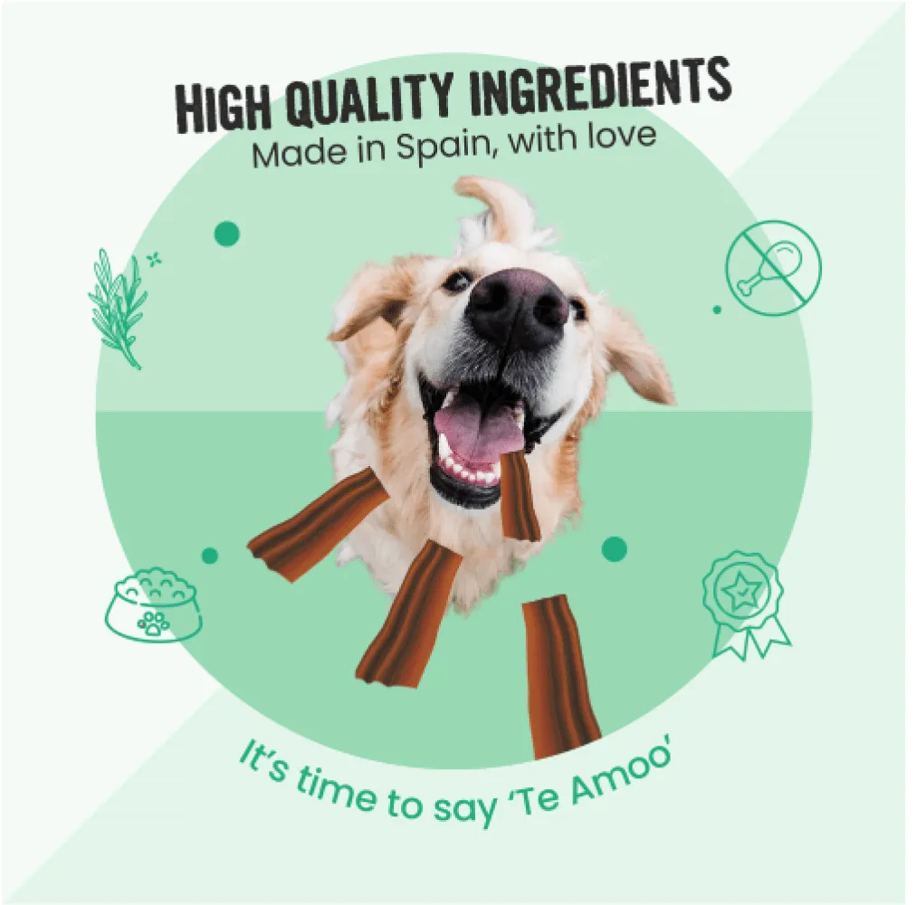 Bark Out Loud by Vivalidis Veggie Bacon Vegan Spanish Dog Treats