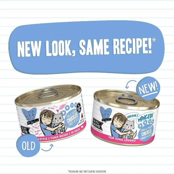 B.F.F. Tuna & Chicken Chuckles Canned Cat Food