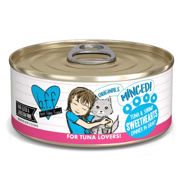 B.F.F. Tuna & Shrimp Sweethearts Canned Cat Food, 5.5oz