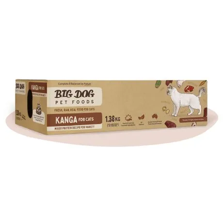 Big Dog for Cats BARF Kangaroo Raw Cat Food 1.38kg^^^