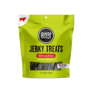 BIXBI Original Jerky Treats for Dogs – Beef Lung Recipe