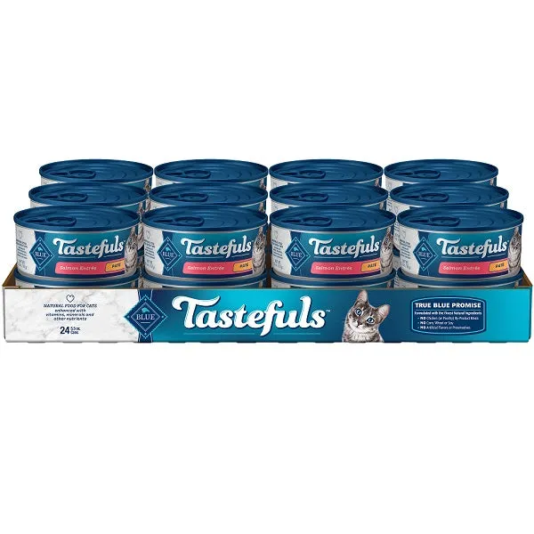 Blue Buffalo Adult Tastefuls Salmon Entrée Pate Cat Wet Food