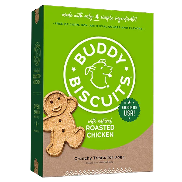 Buddy Biscuits Healthy Whole Grain Oven Baked Treats: Roasted Chicken