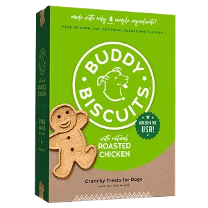 Buddy Biscuits Healthy Whole Grain Oven Baked Treats: Roasted Chicken