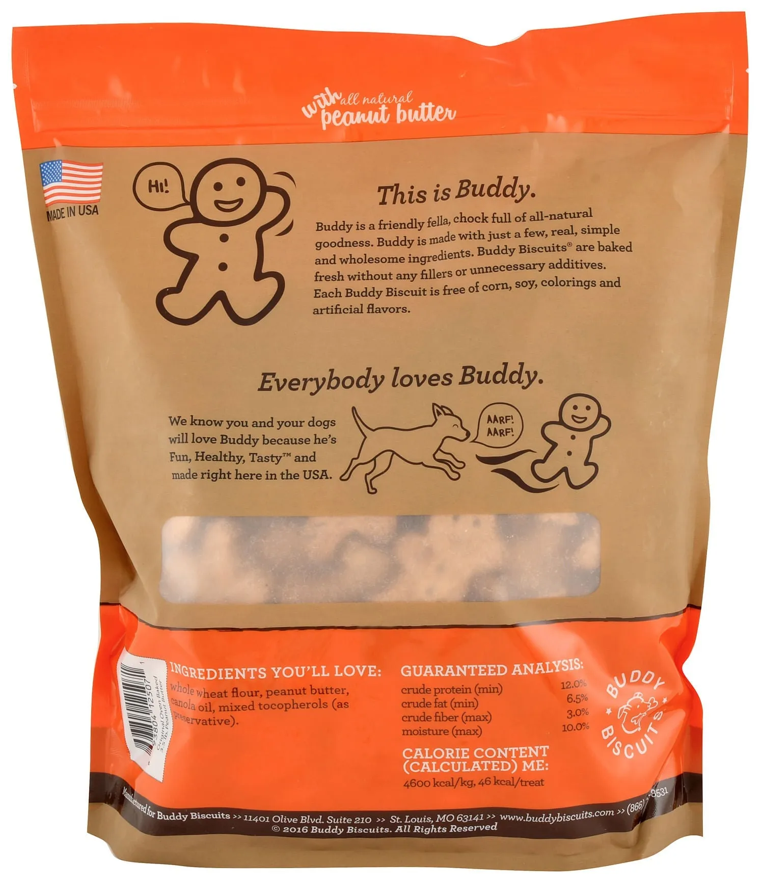 Buddy Biscuits Original Oven-Baked Treats, 3.5 lb