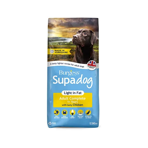 Burgess Supadog Adult Light Chicken 12.5kg Dry Dog Food