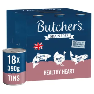 Butchers Grain Free Healthy Heart Cans 18x390g