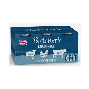 Butcher's Puppy Perfect Dog Food Cans 6x400g