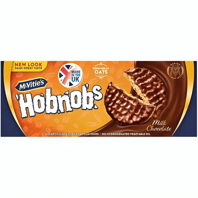 Buy McVitie's HobNobs Rolled Oat and Whole Wheat Milk Chocolate Biscuits 300g