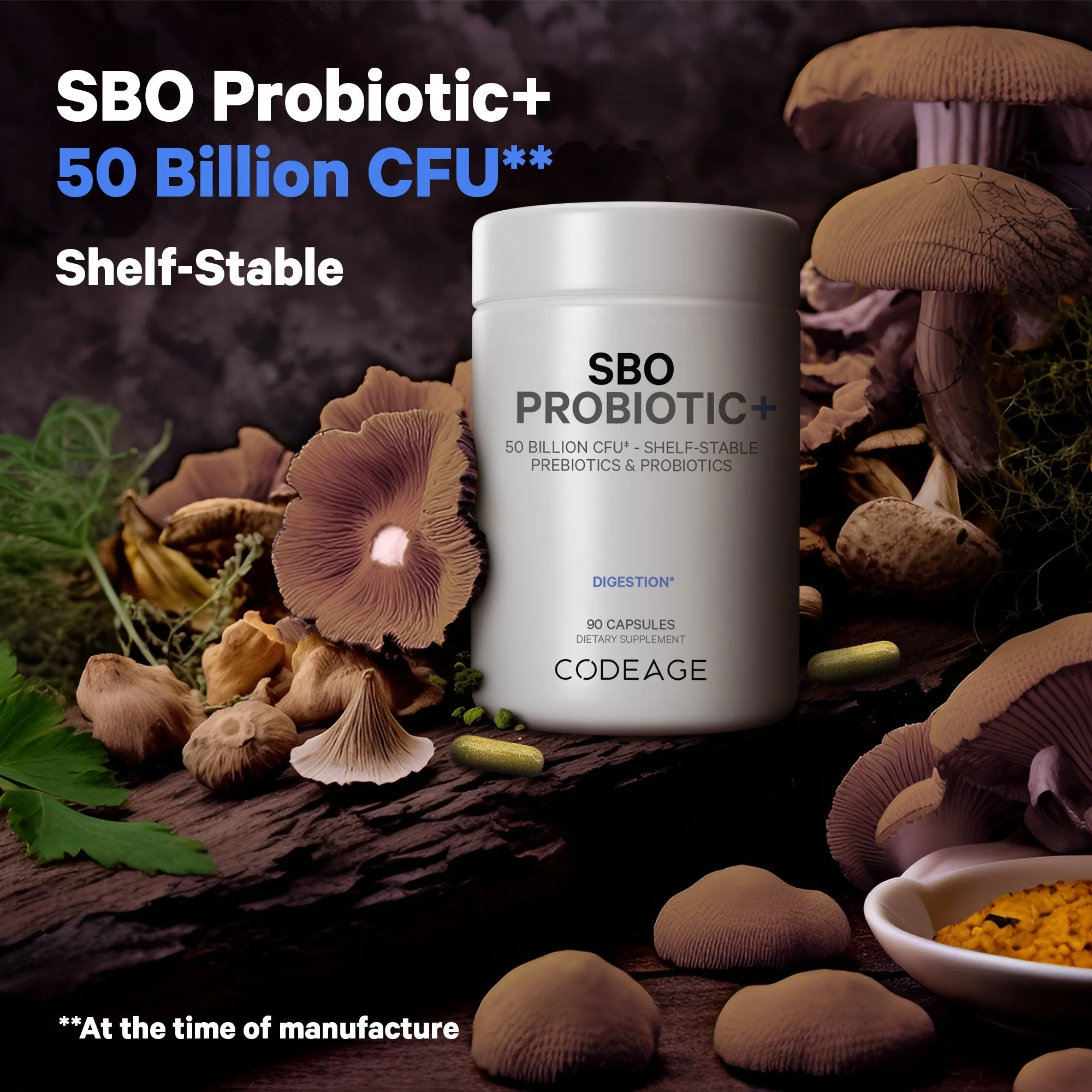 Codeage Digestion SBO Probiotic  50 Supplement