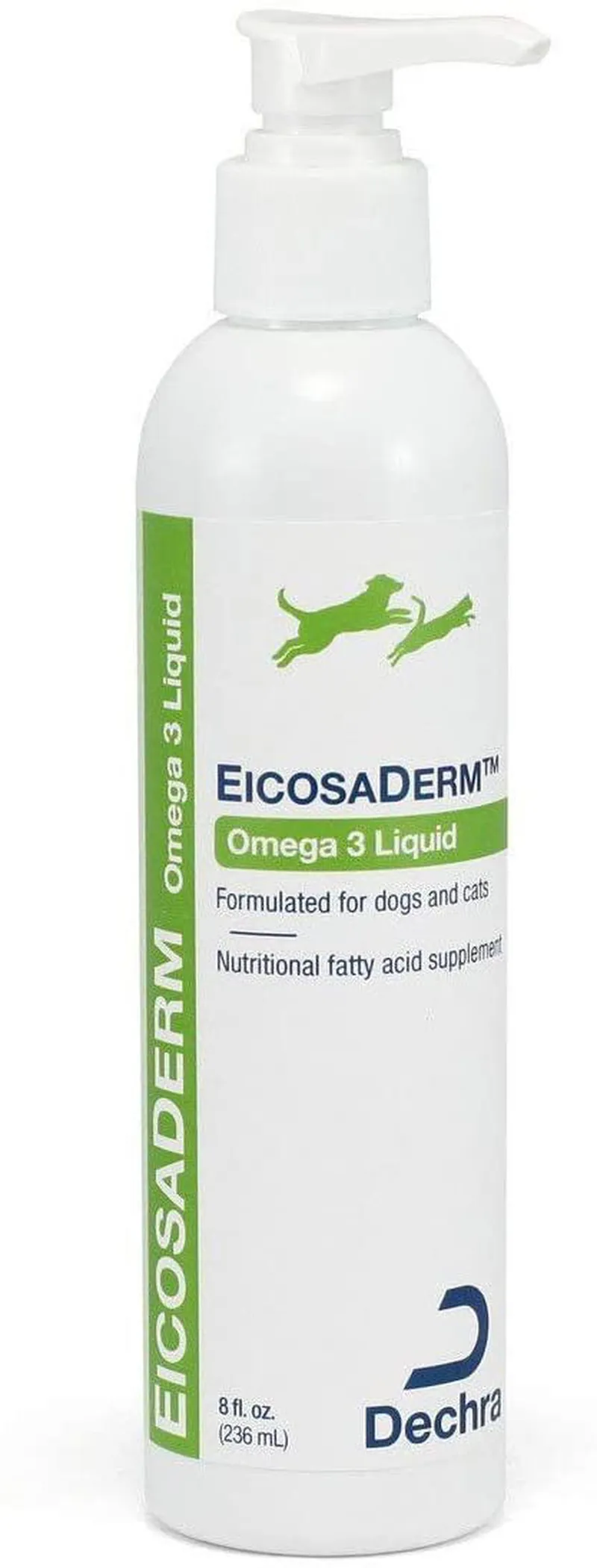 Dechra EicosaDerm Omega 3 Liquid for Dogs & Cats Nutritional Fatty Acid Supplement