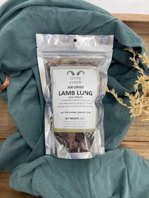 Dried Lamb Lung Dog Treats