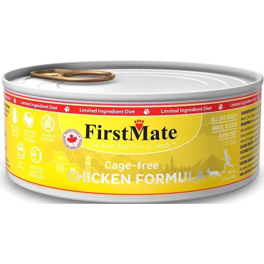 FirstMate Limited Ingredient Diet Chicken Formula Grain-Free Canned Cat Food