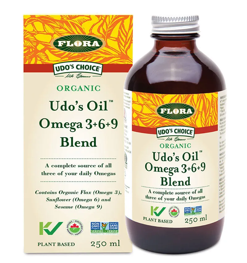 Flora Organic Udo's Oil 3-6-9 Blend (250ml)