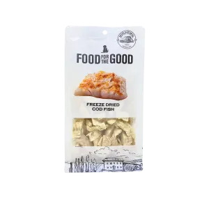 Food For The Good Dog & Cat Treats Freeze Dried Cod Fish 50g