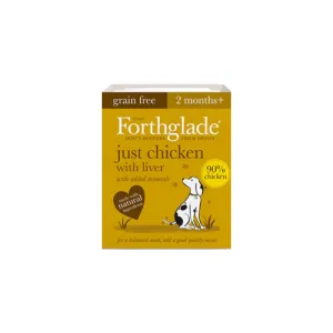 Forthglade Grain Free Just Chicken with Liver 18 x 395g