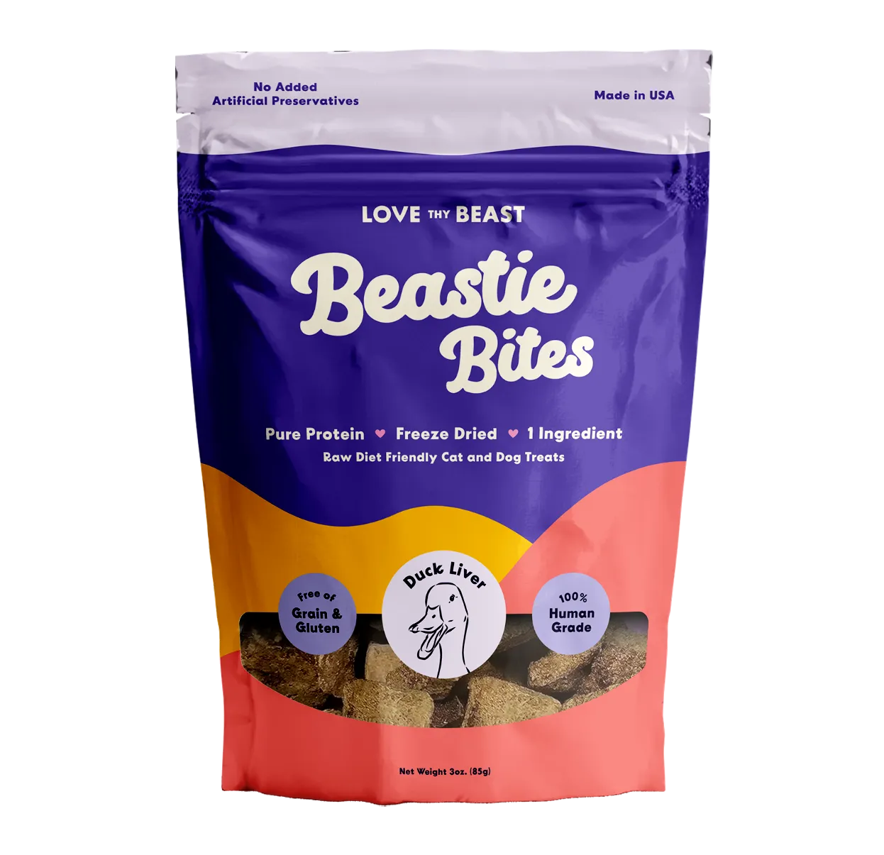 Freeze-Dried Duck Liver Dog & Cat Treat