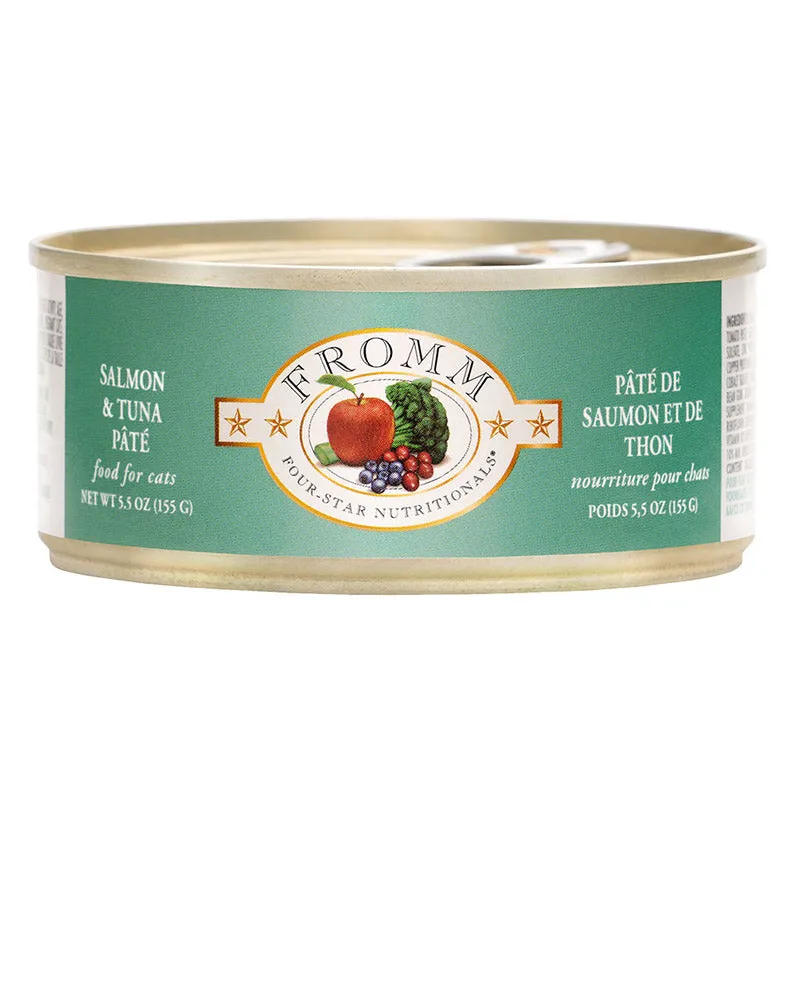 Fromm Salmon & Tuna Pate Canned Cat Food 5.5oz