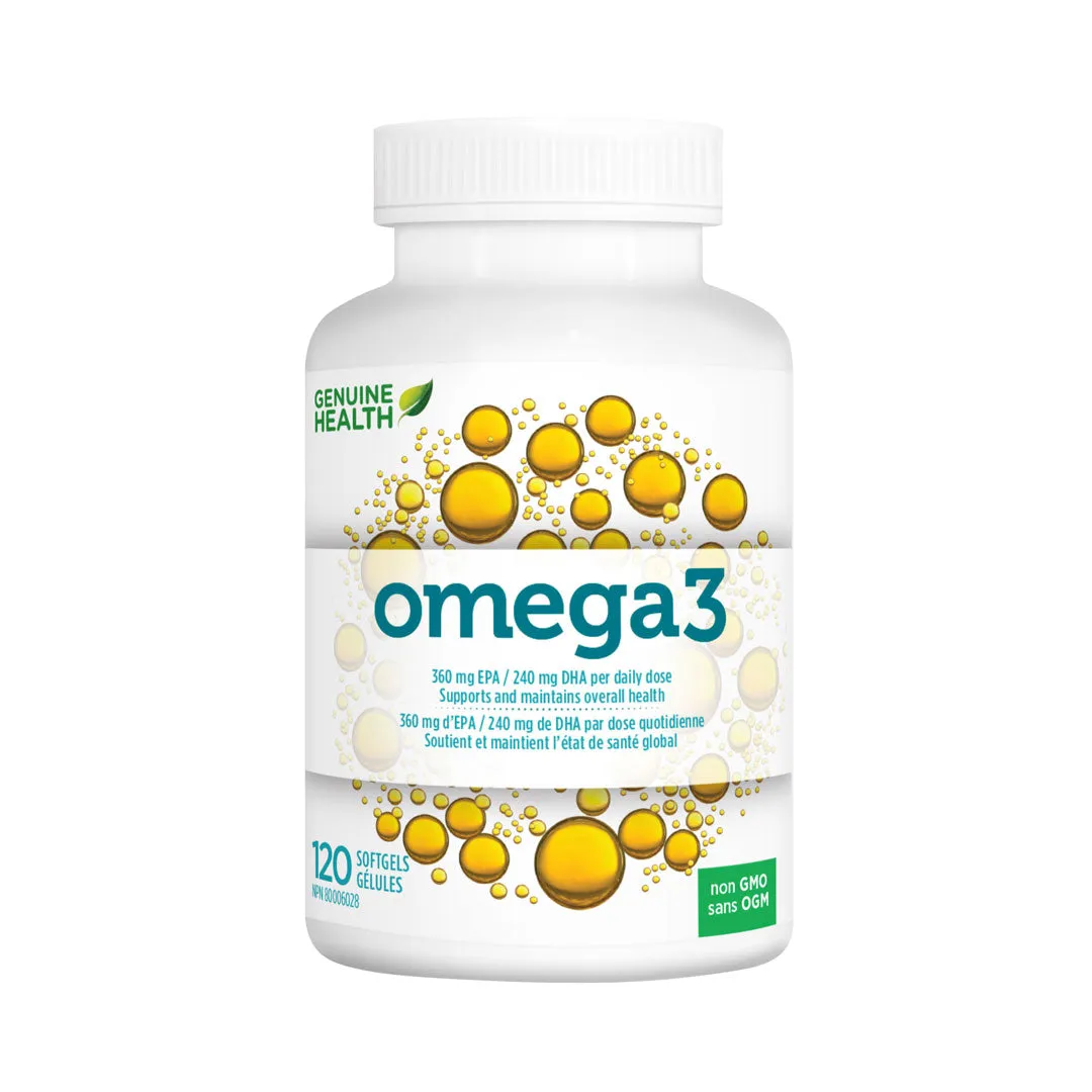 Genuine Health omega3 (120 SoftGels)