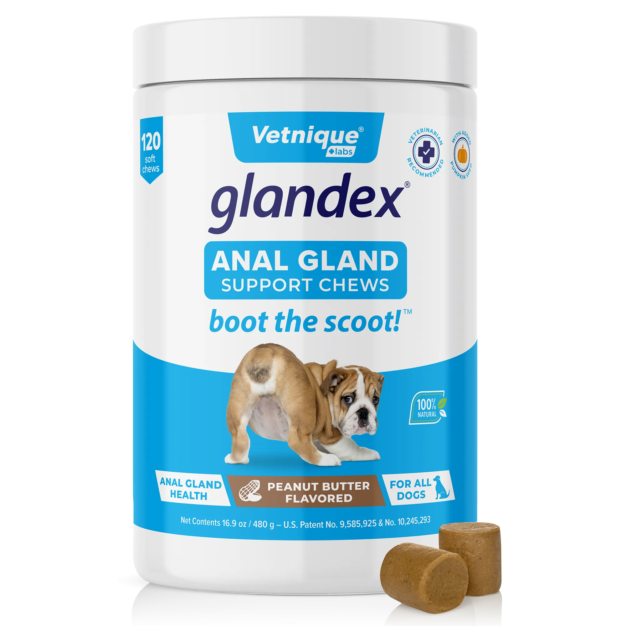 Glandex® Anal Gland Supplement for Dogs with Pumpkin