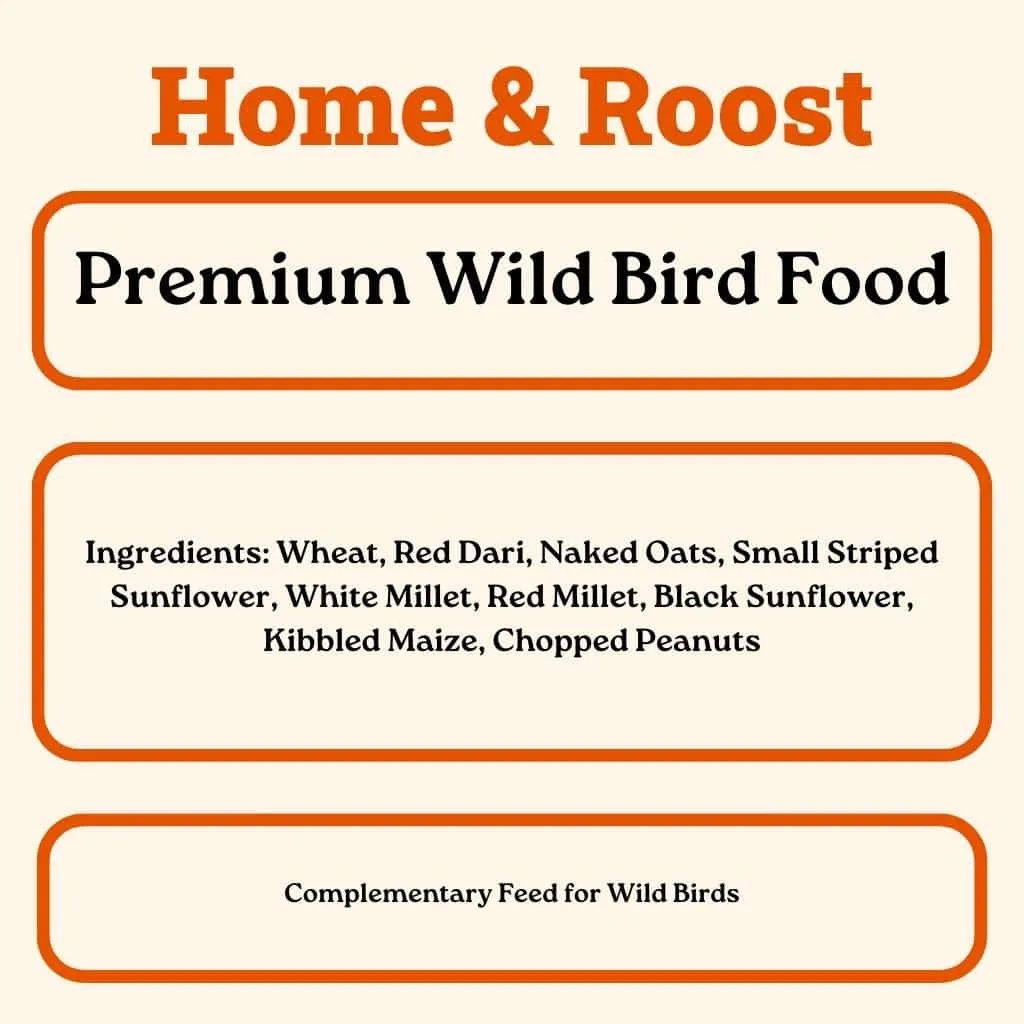 Home & Roost Premium Bird Seed 2kg – 20kg | Original Premium Blend for Vibrant Feathers and Healthy Birds