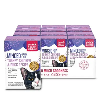 Honest Kitchen Minced Grain Free Turkey, Chicken & Duck Recipe 2.8oz