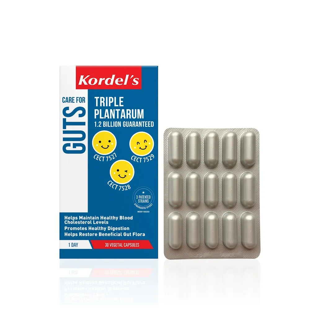 Kordel's TRIPLE PLANTARUM 1.2 BILLION GUARANTEED