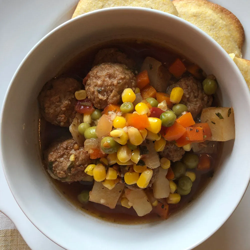 Meatball Stew - Crock Pot Classic