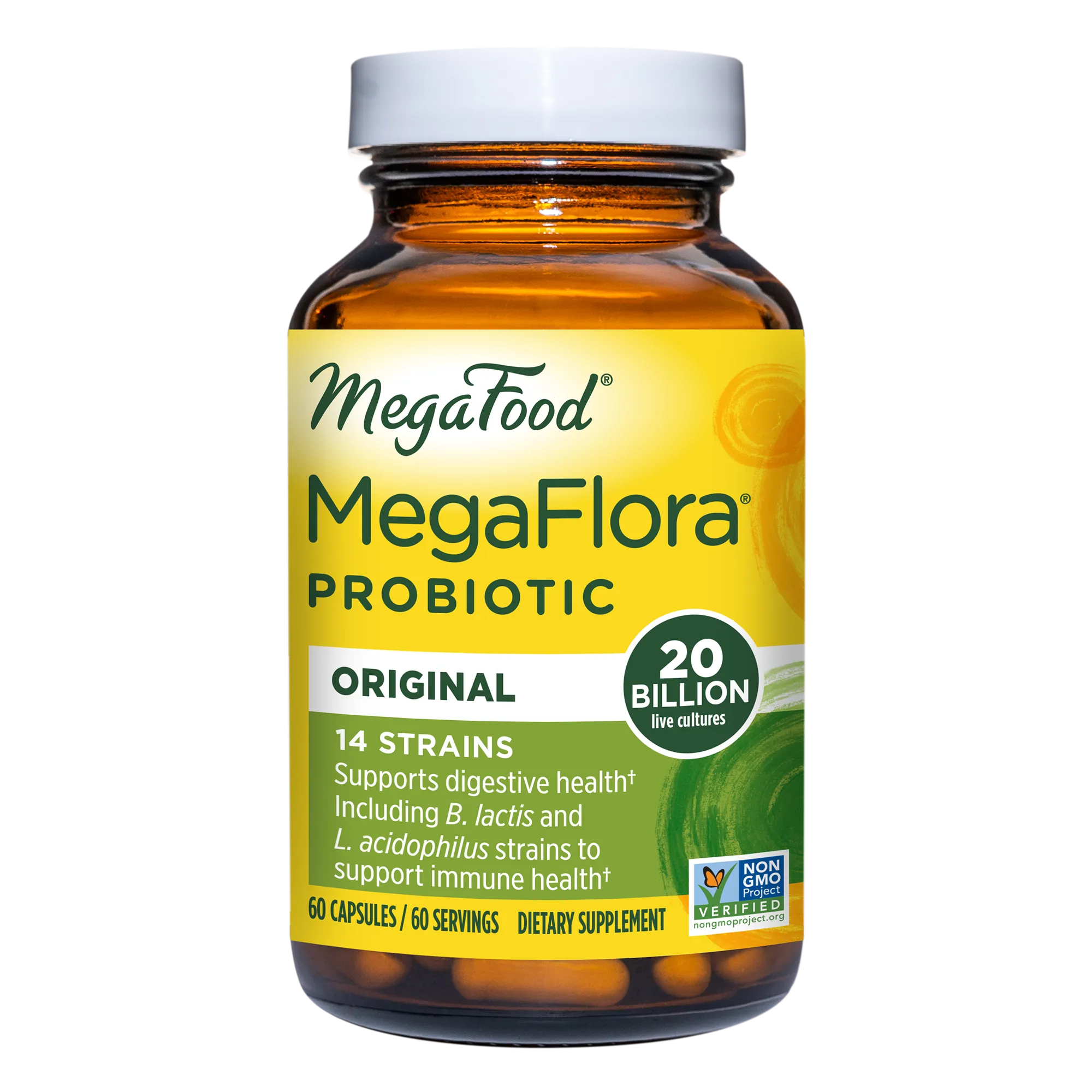 MegaFlora® Probiotic Original - 14 Strains - 20 Billion live cultures