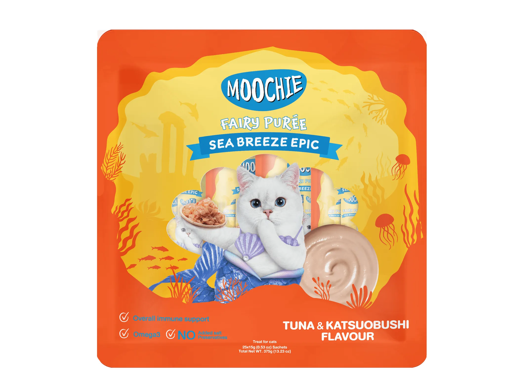 MOOCHIE TUNA & KATSUOBUSHI FLAVOR 25X15g POUCH