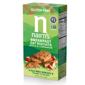 Nairn’s Gluten Free Apple & Cinnamon Breakfast Biscuits, 5.6 oz