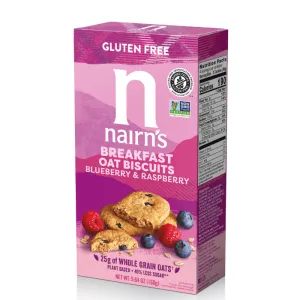 Nairn’s Gluten Free Blueberry & Raspberry Breakfast Biscuits, 5.6 oz