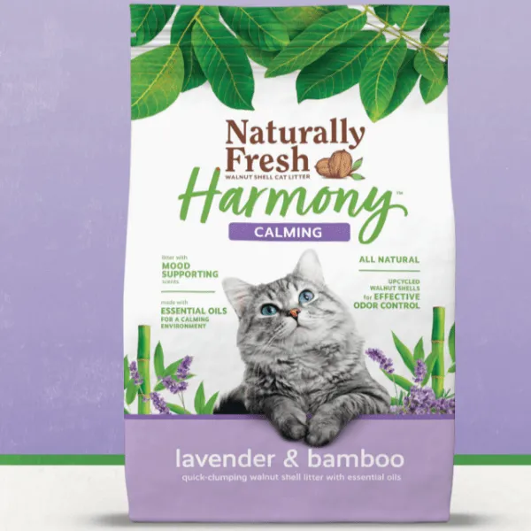 Naturally Fresh Harmony Calming Lavender & Bamboo Cat Litter