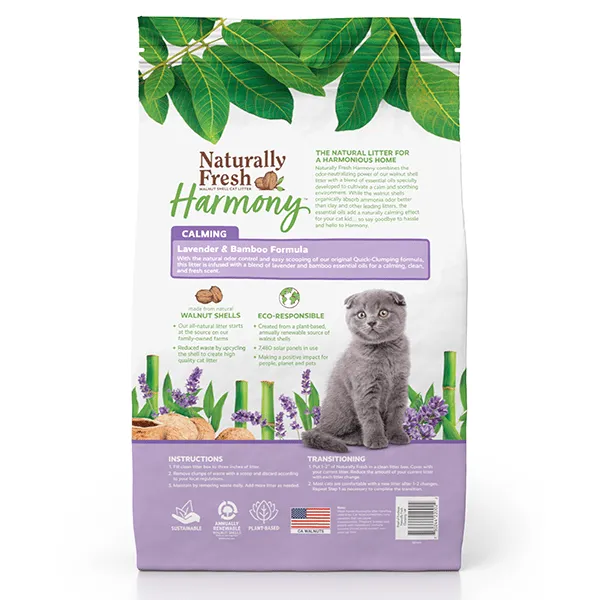 Naturally Fresh Harmony Calming Lavender & Bamboo Cat Litter