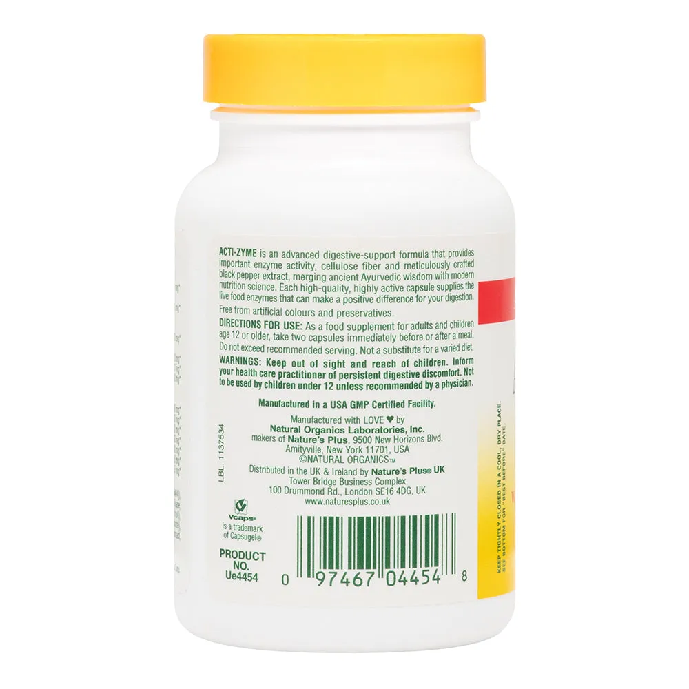 Natures Plus Acti-Zyme 90 Capsules