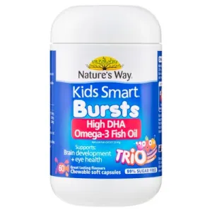 Nature's Way Kids Smart Bursts Omega-3 Fish Oil Trio 60's