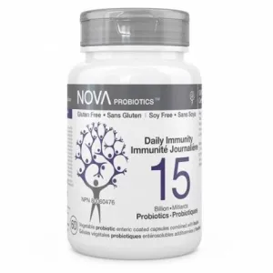 Nova probiotics - daily immunity 15b - 60 caps