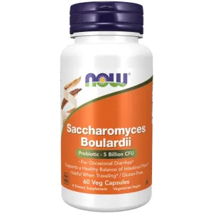 Now Foods Saccharomyces Boulardii 60 Veg Capsules