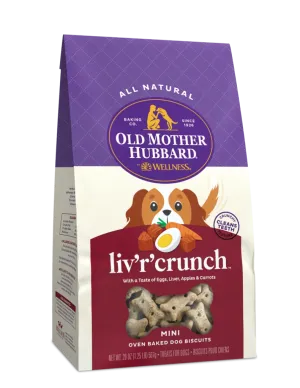 Old Mother Hubbard Classic Mini Liv'r Crunch 20-oz, Dog Treat