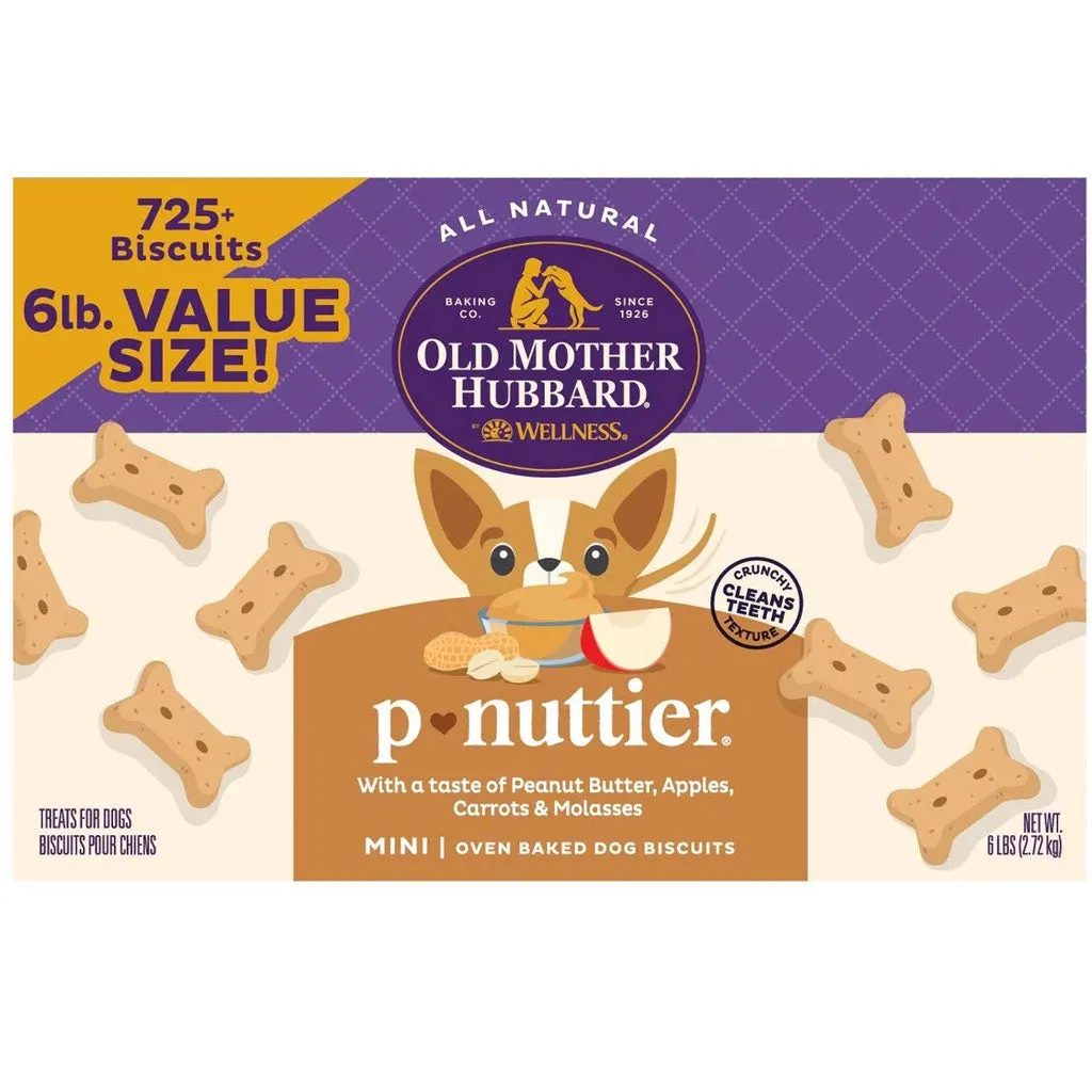 Old Mother Hubbard P-Nuttier Mini Oven Baked Biscuits Dog Treats