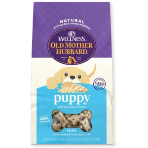 Old Mother Hubbard Puppy Mini Oven Baked Dog Biscuits Treats, 20-oz