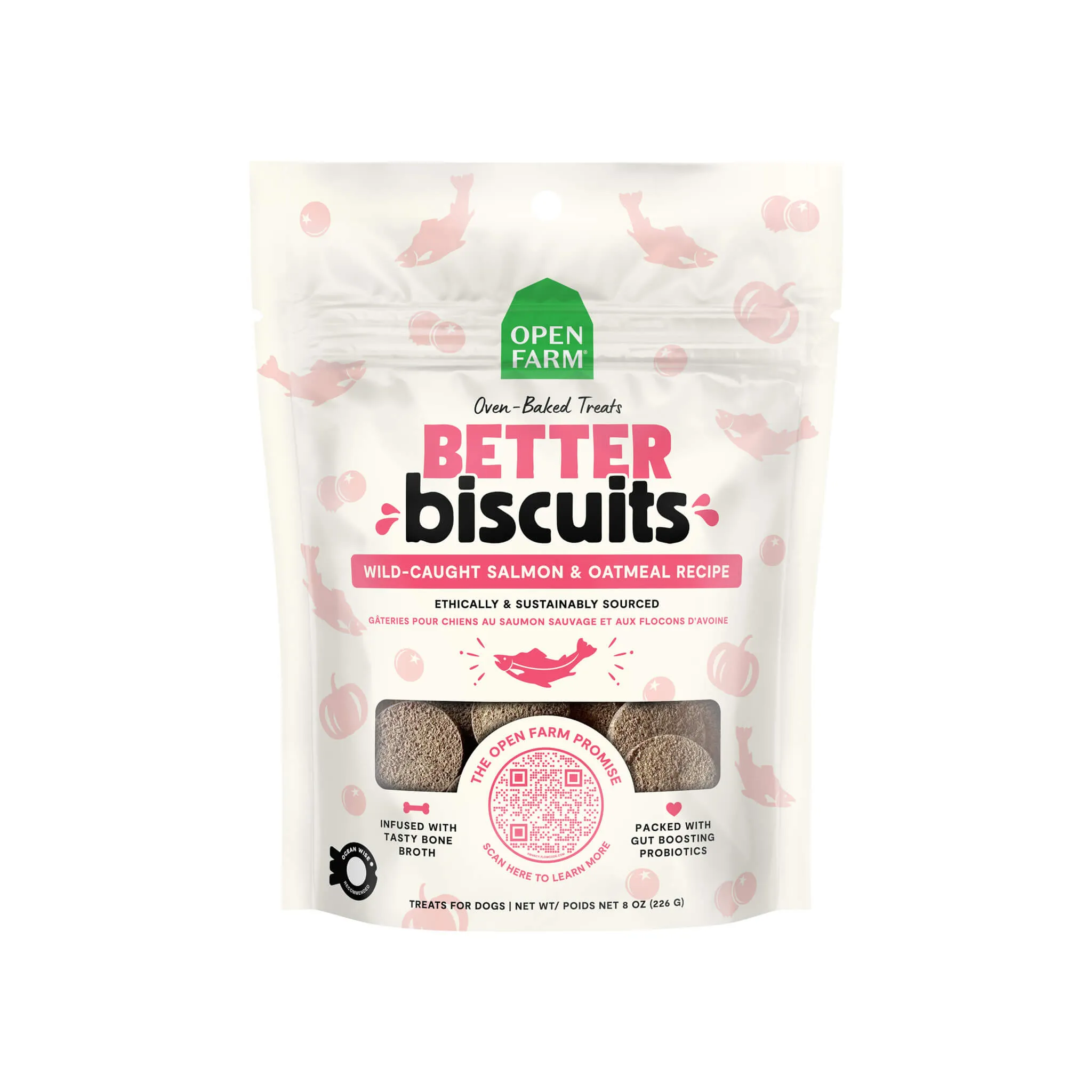 Open Farm Better Biscuits Dog Treats 8oz